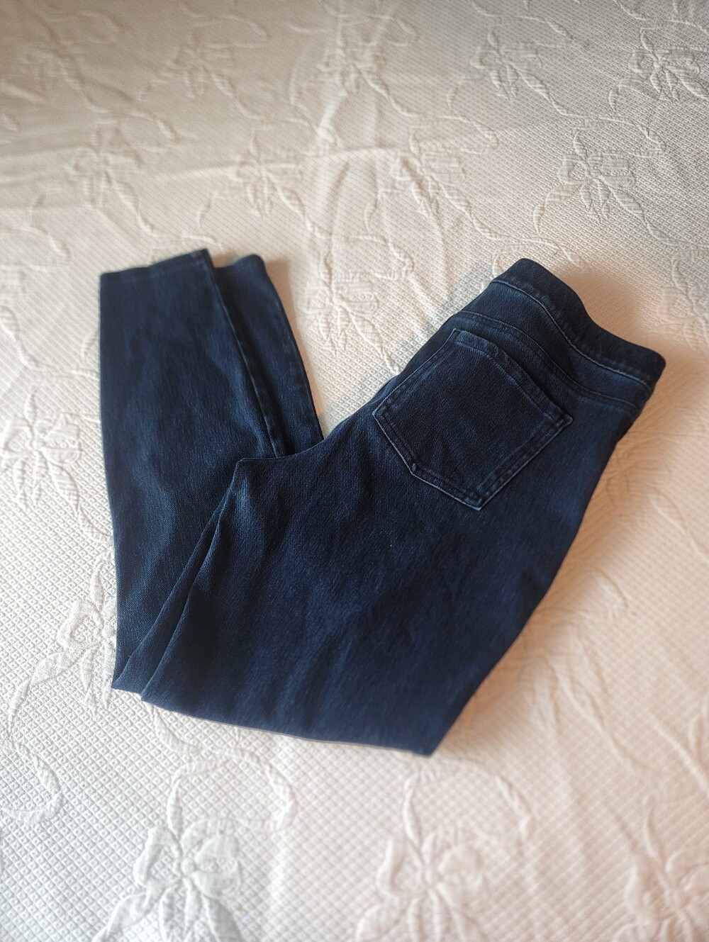 SPANX Dark Indigo Stretch Jeggings — Slim Sculpting Fit